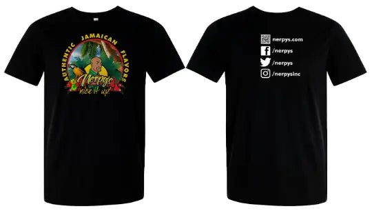 T Shirt Hot Sauces - Nerpy’s Nice It Up - Black Active