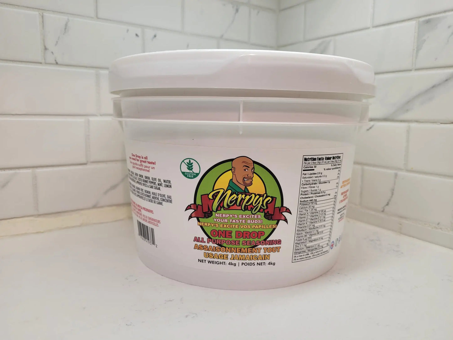 One Drop All Purpose Green Seasoning - 4kg Pail