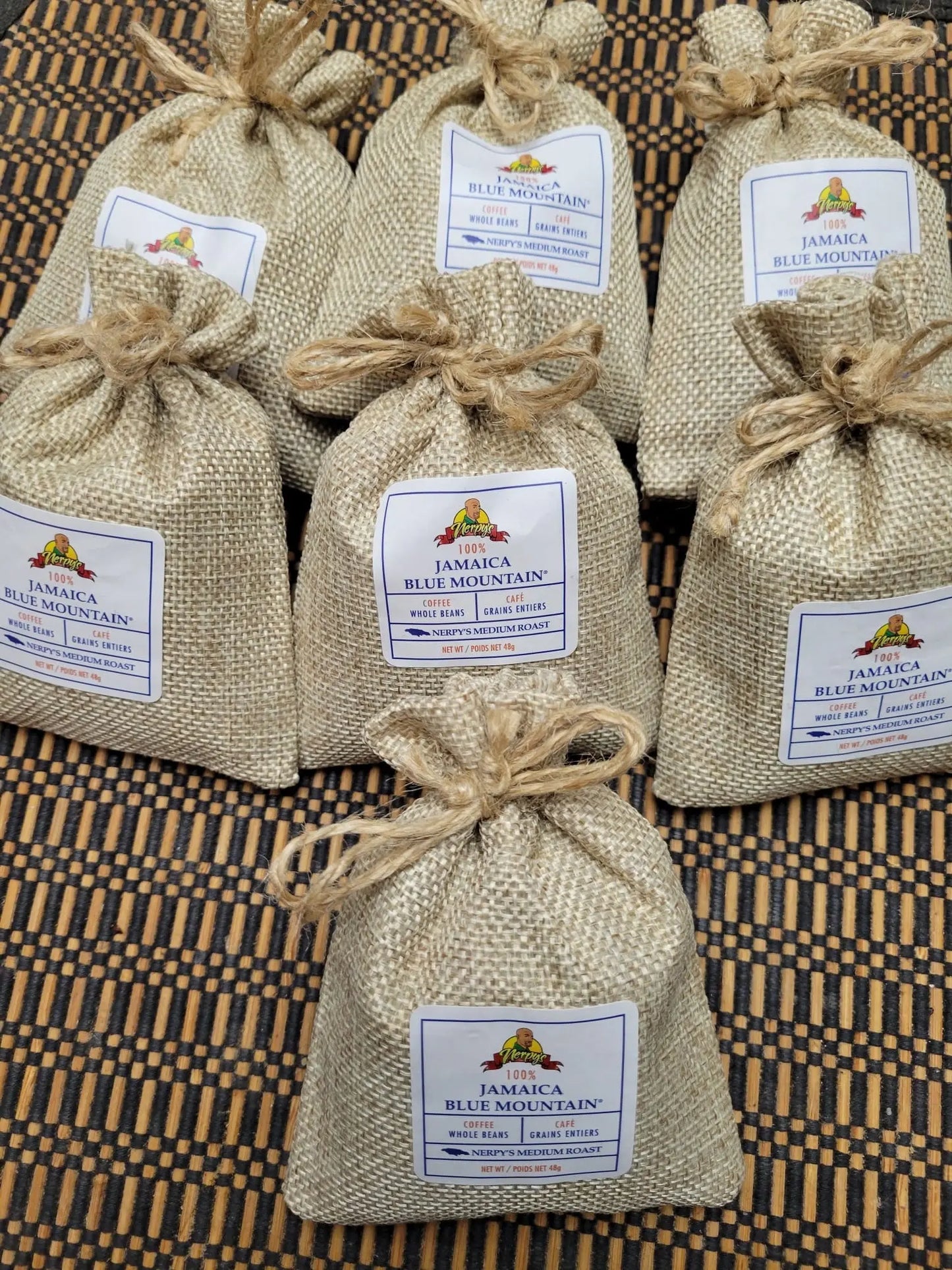 100% Jamaica Blue Mountain Coffee - Whole Bean Medium Roast - 340g