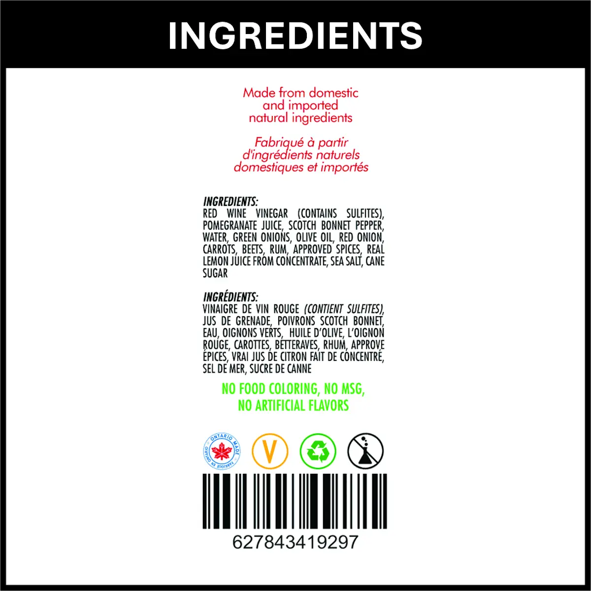Red Hot Sauce - 148ml - Hot Sauce