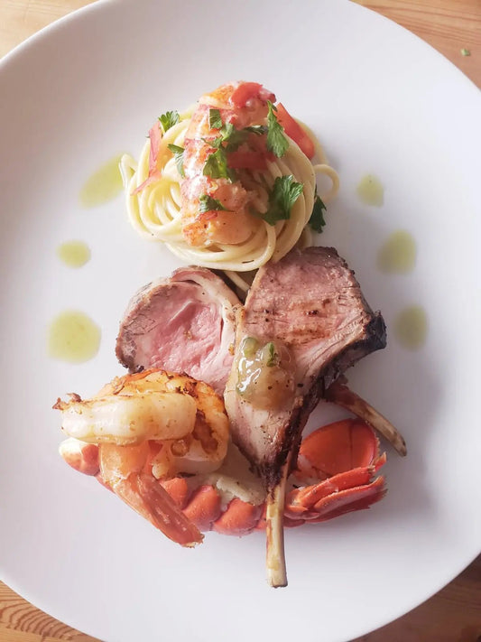 Nerpy's Charcoal Smoked One Drop Frenched Rack of Lamb — Caribbean Grilled Lamb Recipe - Nerpy's Inc.