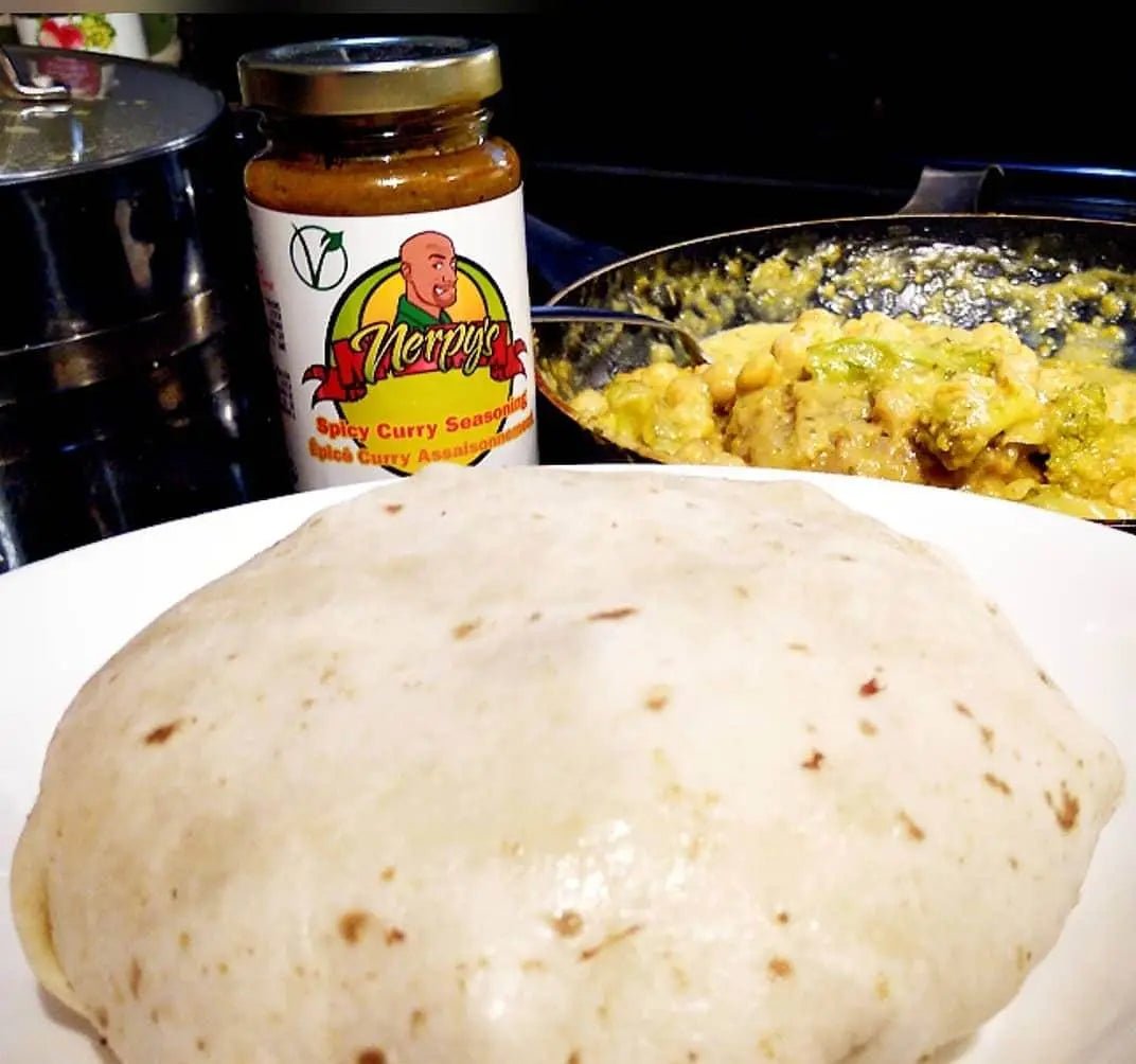 Nerpy's Curry Chicken Roti — Authentic Caribbean Roti Recipe - Nerpy's Inc.