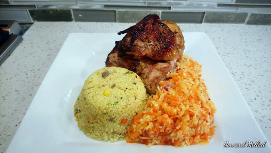 Nerpy's Jerk Chicken with Seasoned Couscous & Coleslaw — Classic Caribbean Grill Recipe - Nerpy's Inc.