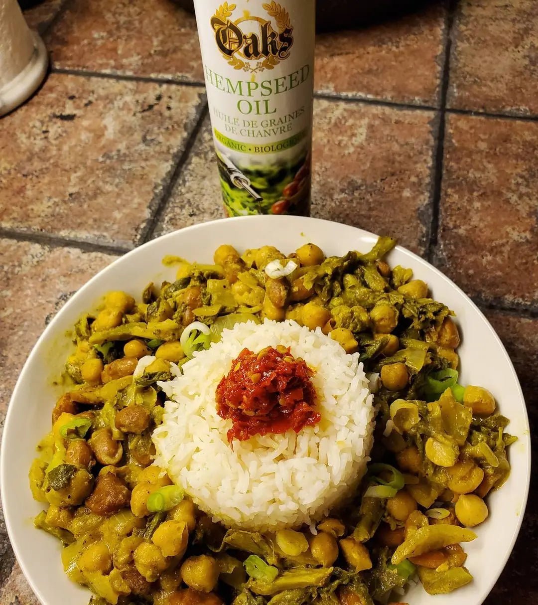 Nerpy's Spicy Coconut Curry Chickpeas & Romano Beans with Basmati Rice — Vegan Recipe - Nerpy's Inc.