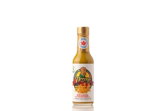 Nerpy's Nerpy's Gold Very Hot Sauce – The OG Scotch Bonnet Sauce That Started It All