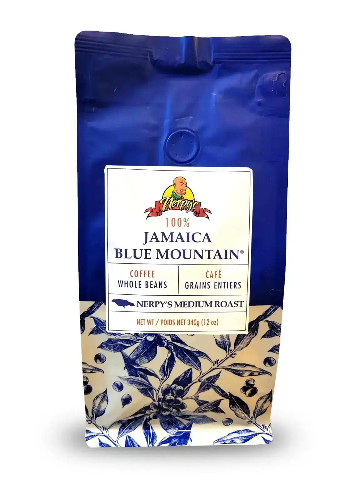 Jamaica Blue Mountain Coffee – 100% Whole Bean, Dark & Medium Roast Bundle, Rainforest Certified - Nerpy's Inc.