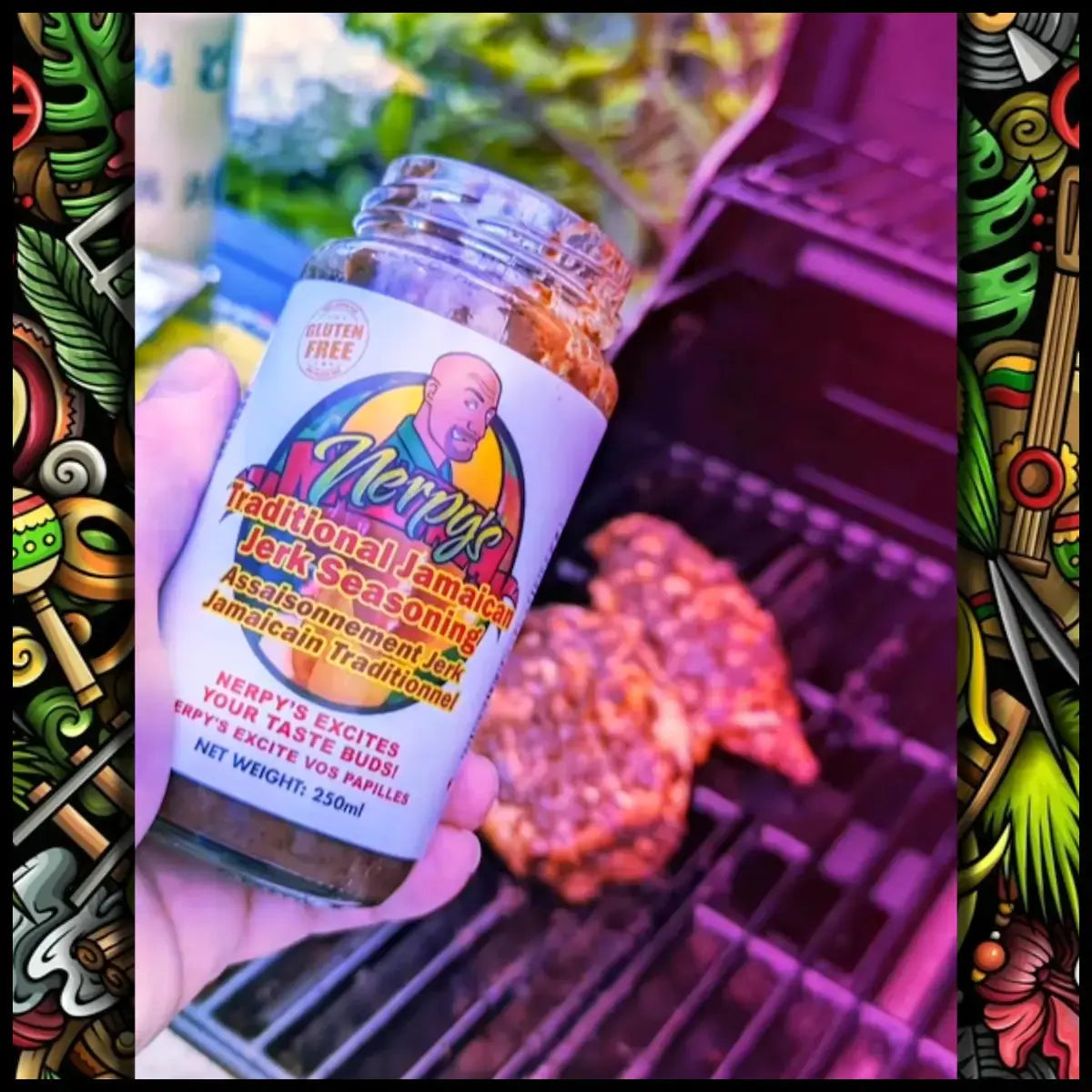 Nerpy's Authentic Jamaican Jerk Seasoning – Scotch Bonnet & Pimento, Gluten-Free, Made in Canada - Nerpy's Inc.
