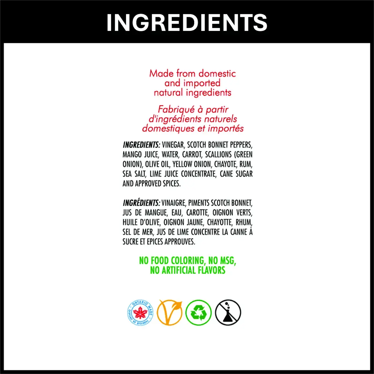 Nerpy's Gold Very Hot Sauce – Scotch Bonnet & Mango, 148ml, Gluten-Free, Made in Canada - Nerpy's Inc.