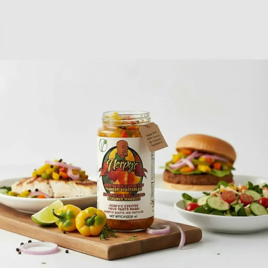 Nerpy's Jamaican Escoveitch Pickled Vegetables – Scotch Bonnet, Gluten-Free, Made in Canada - Nerpy's Inc.