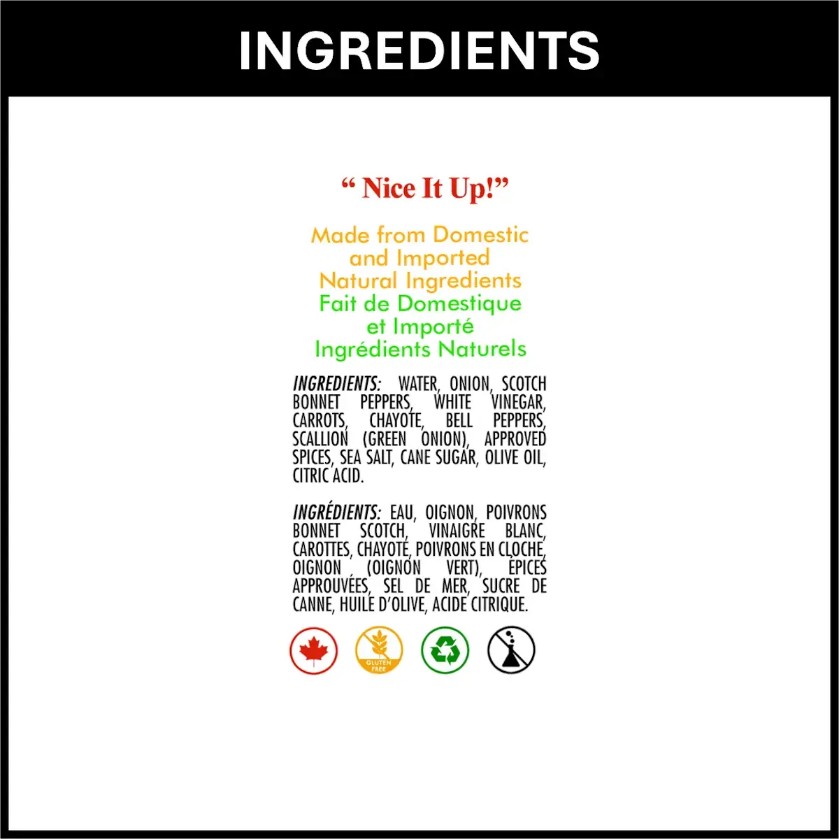 Nerpy's Jamaican Escoveitch Pickled Vegetables – Scotch Bonnet, Gluten-Free, Made in Canada - Nerpy's Inc.