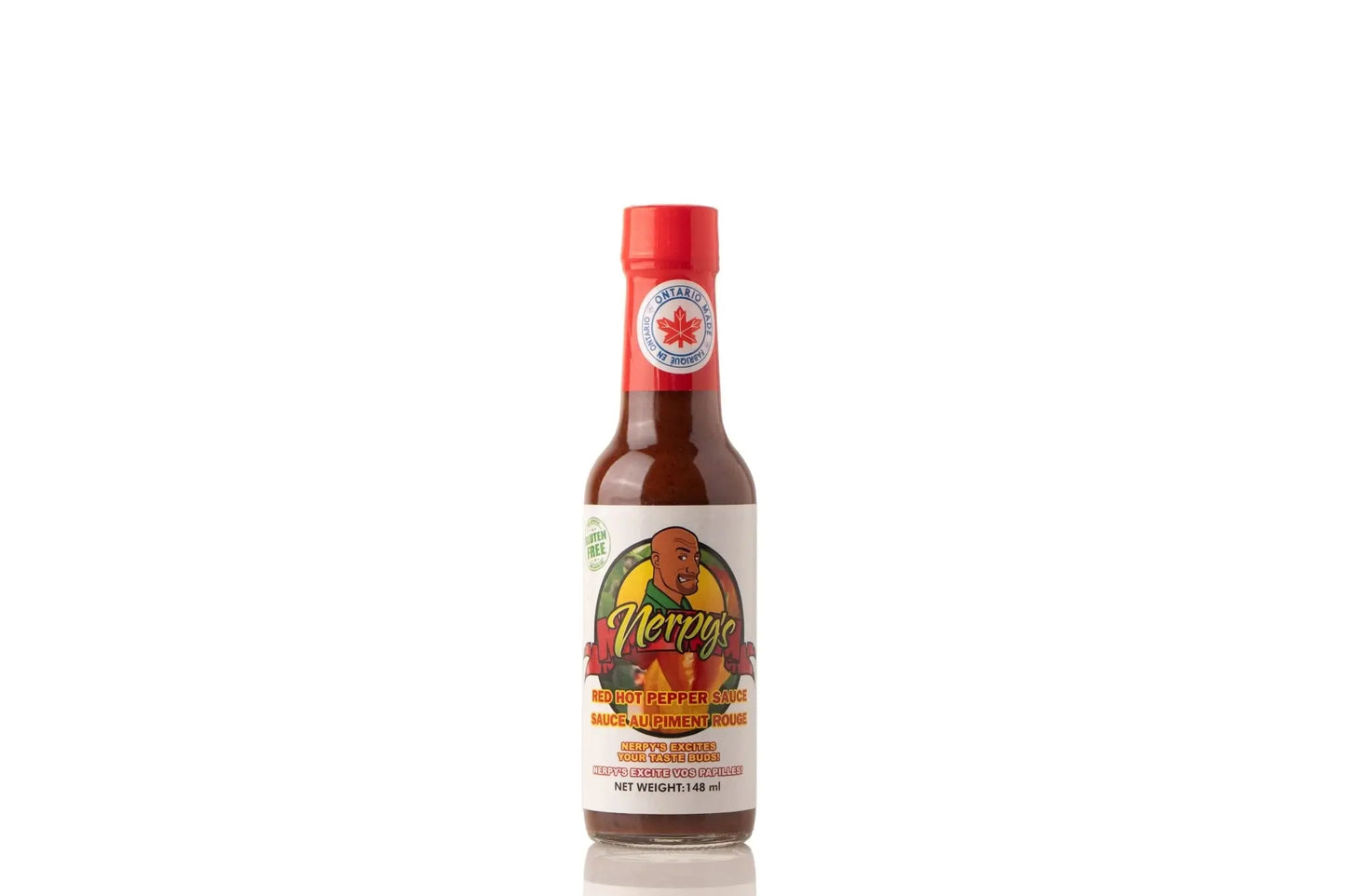 Nerpy's Red Hot Sauce – West Indies Pepper & Pomegranate, 148ml, Gluten-Free, Made in Canada - Nerpy's Inc.