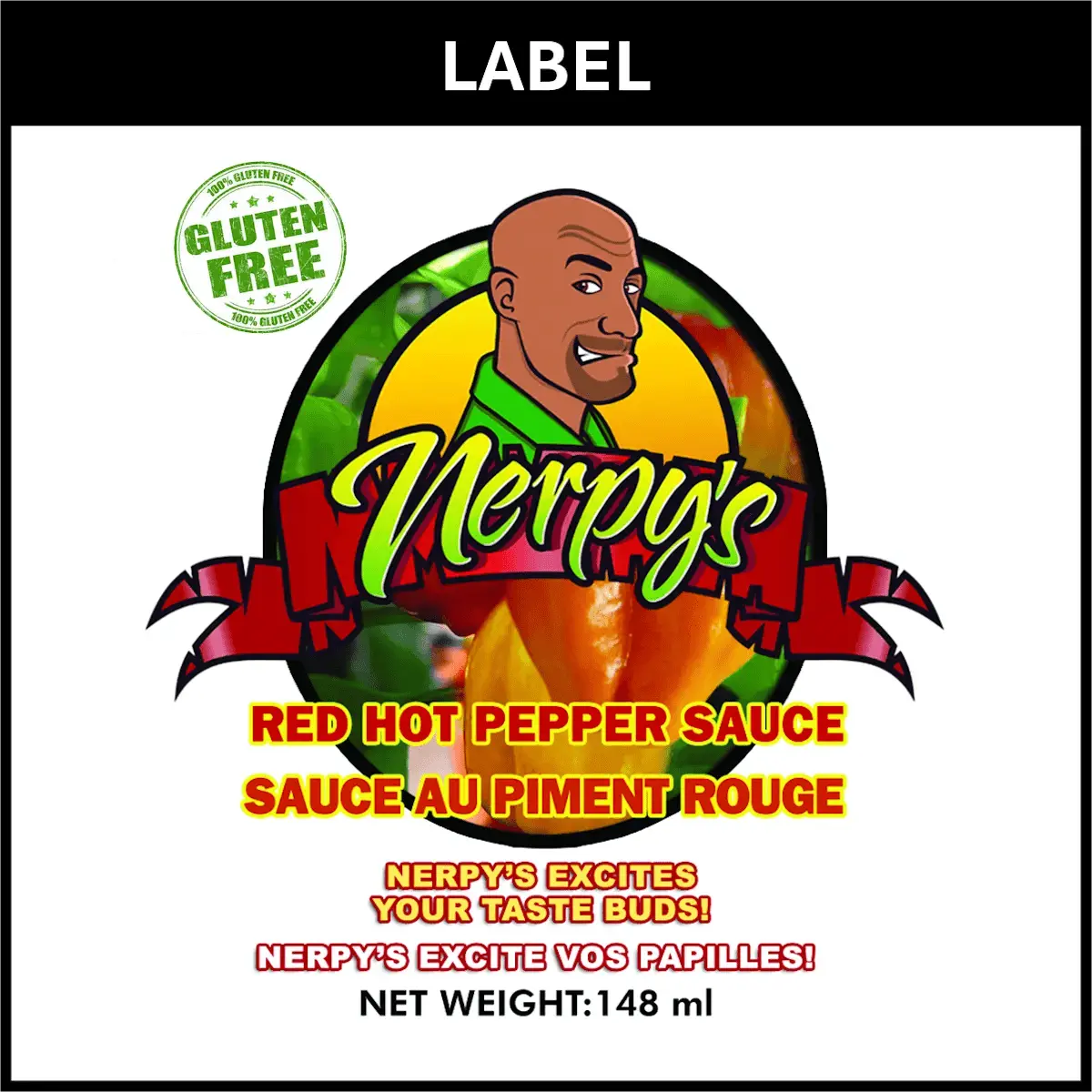 Nerpy's Red Hot Sauce – West Indies Pepper & Pomegranate, 148ml, Gluten-Free, Made in Canada - Nerpy's Inc.