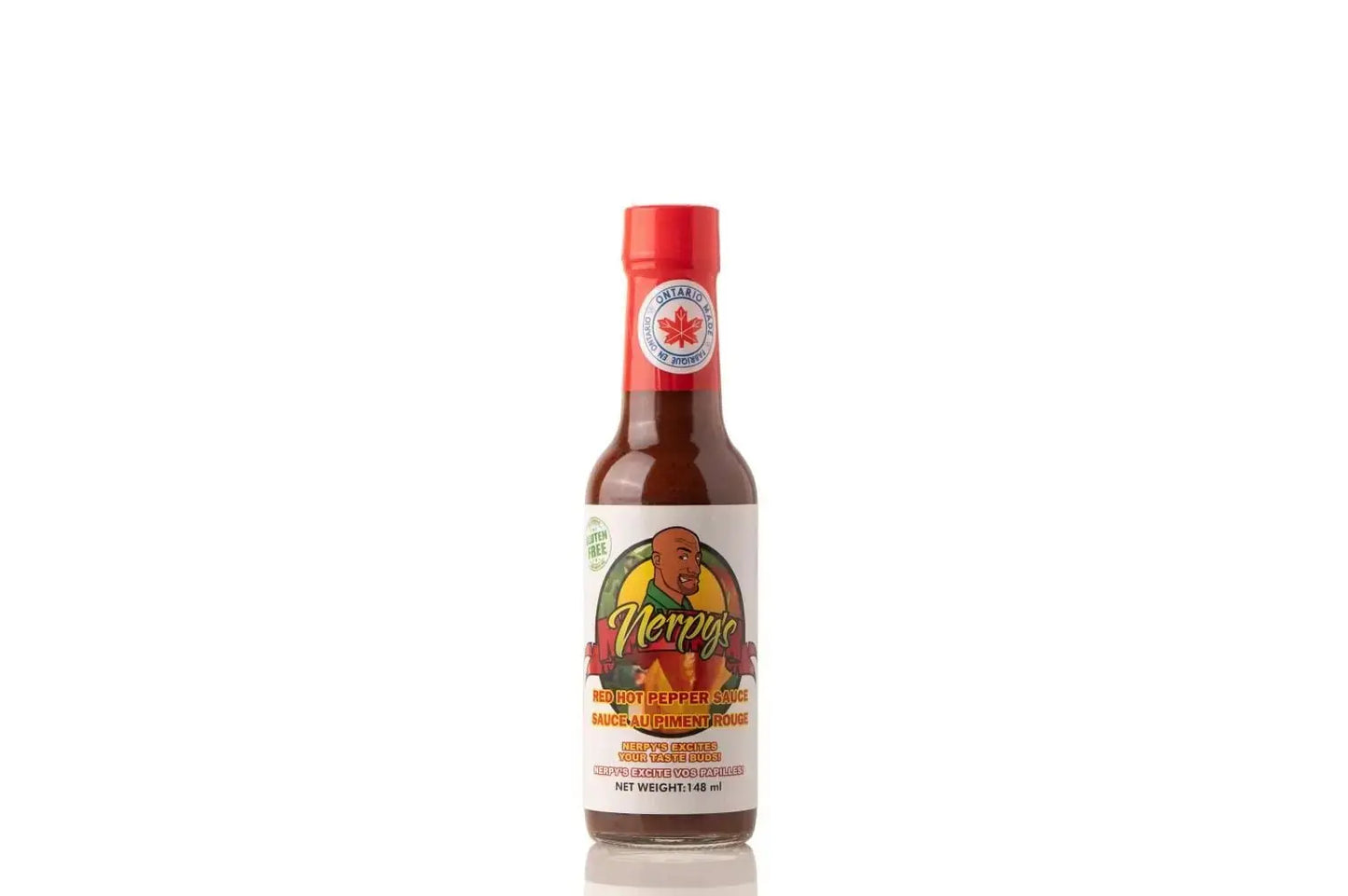 Nerpy's Red Hot Sauce – West Indies Pepper & Pomegranate, 148ml, Gluten-Free, Made in Canada - Nerpy's Inc.