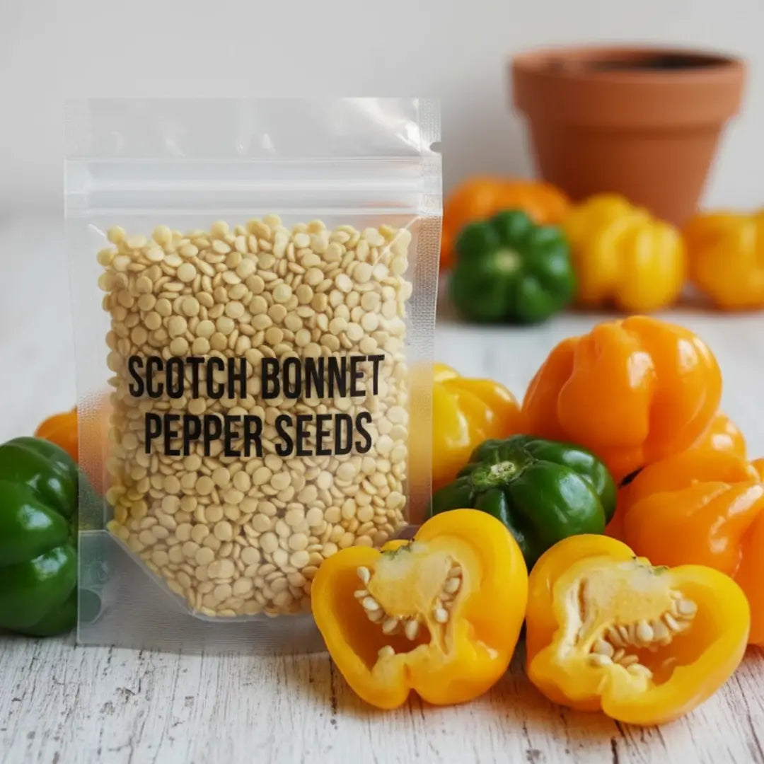 Nerpy's Scotch Bonnet Pepper Seeds – Jamaican Hot Pepper Seeds for Growing - Nerpy's Inc.