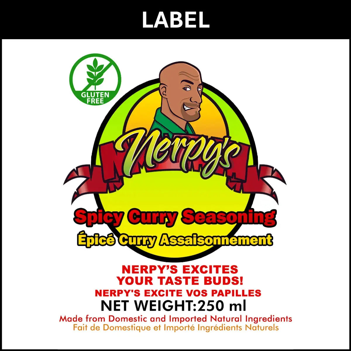Nerpy's Spicy Curry Seasoning – Jamaican Curry Spice Blend, Gluten-Free, Made in Canada - Nerpy's Inc.