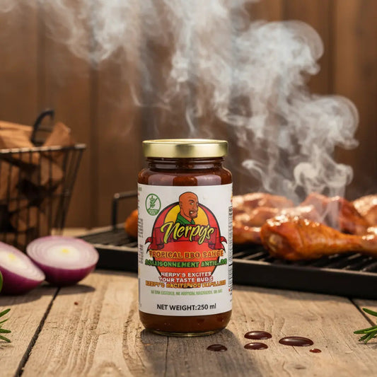 Nerpy's Spicy Tropical BBQ Sauce – Scotch Bonnet, Pineapple & Maple, 250ml, Gluten-Free, Made in Canada - Nerpy's Inc.