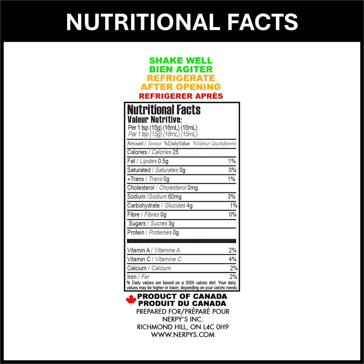 Nerpy's Spicy Tropical BBQ Sauce – Scotch Bonnet, Pineapple & Maple, 250ml, Gluten-Free, Made in Canada - Nerpy's Inc.
