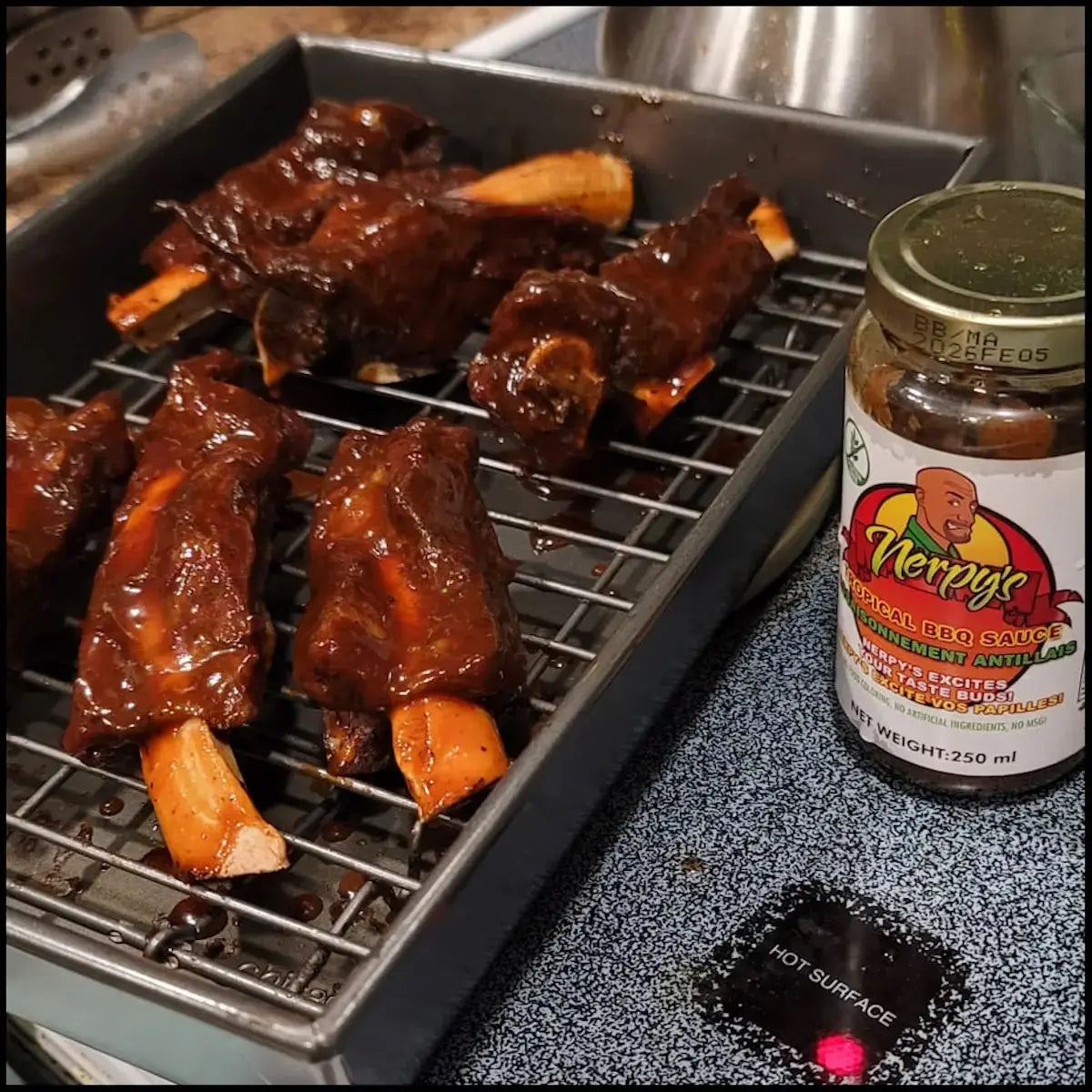 Nerpy's Spicy Tropical BBQ Sauce – Scotch Bonnet, Pineapple & Maple, 250ml, Gluten-Free, Made in Canada - Nerpy's Inc.